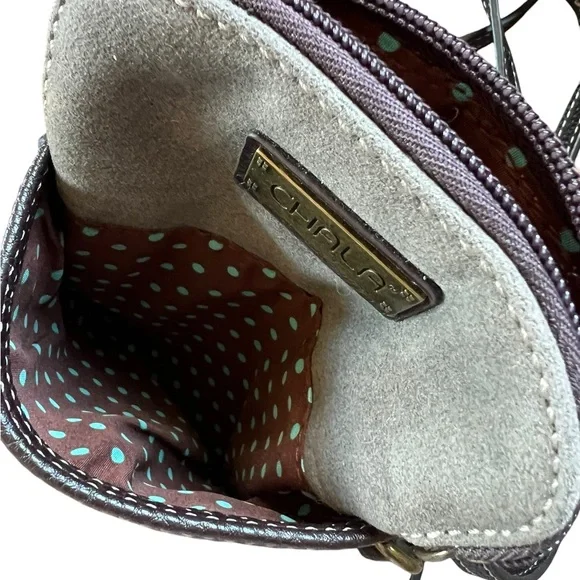 Chala Dazzled Starburst Adjustable Crossbody Cellphone Holder Faux Suede - Picture 5 of 9